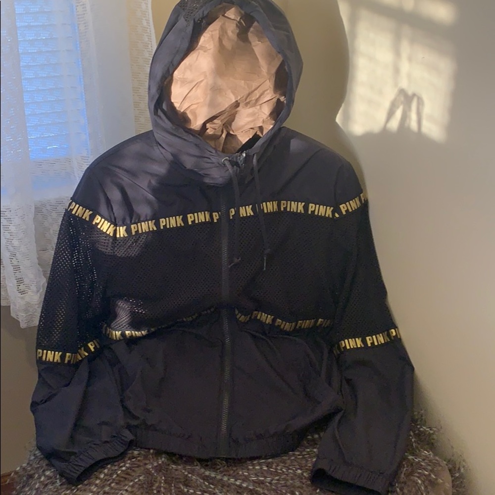 MEDIUM PINK Victoria’s Secret mesh windbreaker